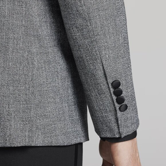 NEW Egara Slim Fit Satin Trim Dinner Tuxedo Jacket 36R - Picture 3 of 5